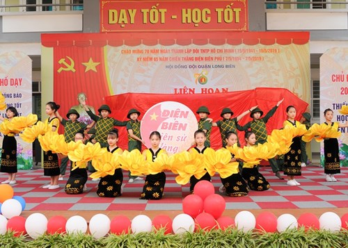 Kỷ niệm 78 năm Ngày thành lập Đội Thiếu niên Tiền phong Hồ Chí Minh (15-5-1941 - 15-5-2019), thiết thực chào mừng 65 năm chiến thắng Điện Biên Phủ (7.5.1954 - 7.5.2019),